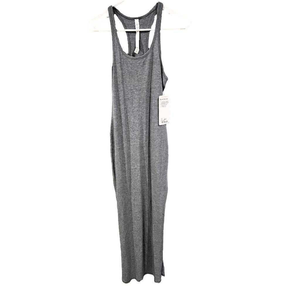 Lululemon Sz 2 Womens Grey Refresh Maxi Dress